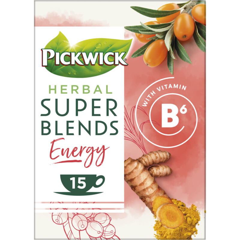 Pickwick Super blends energy kruidenthee