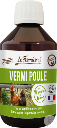 Le Fermier Vermi’ Poule Solution Buvable Flacon 250ml
