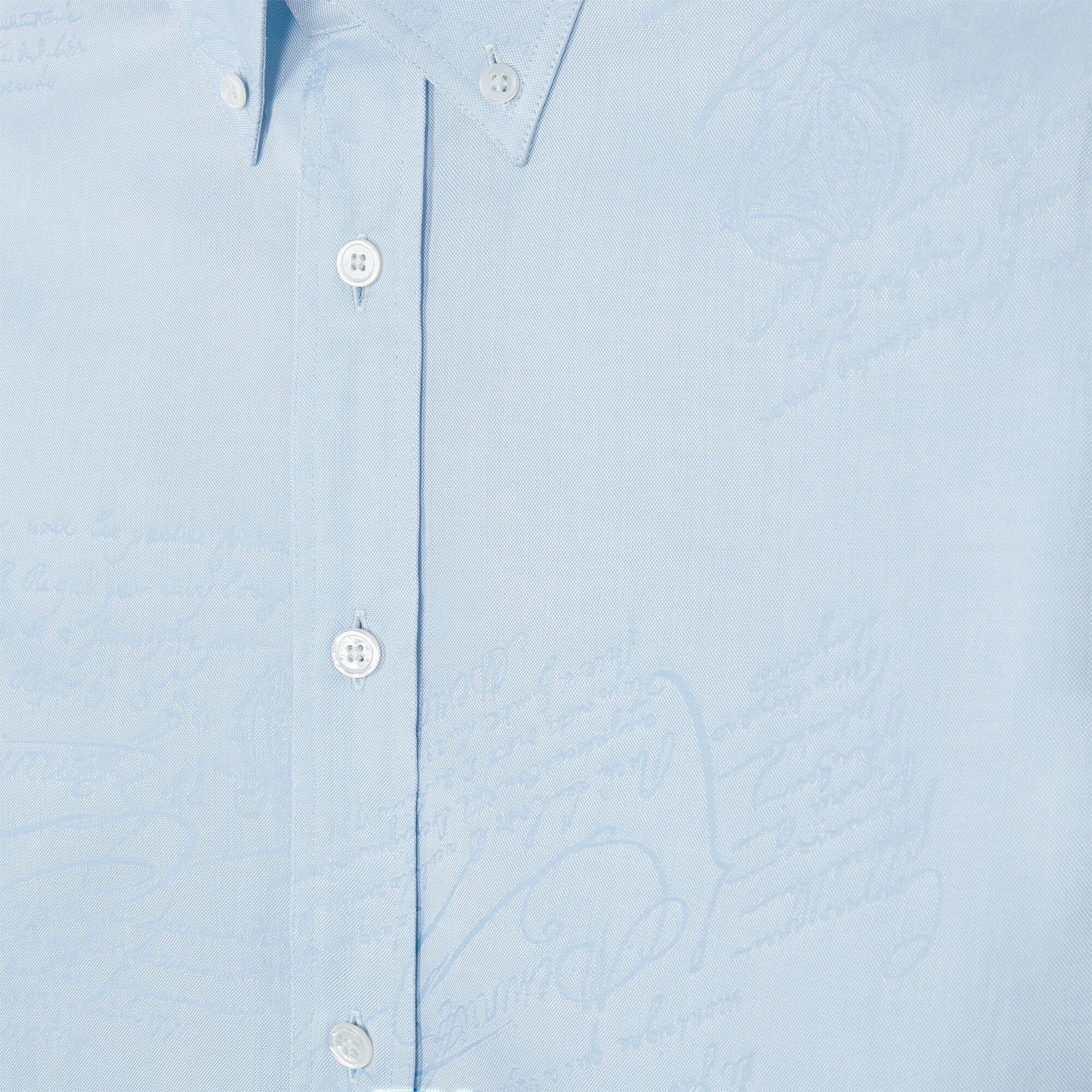 Chemise Alessandro À Col Boutonne En Coton Scritto