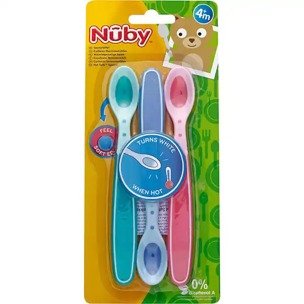 Wärmesensorlöffel Soft Hot Safe - 3er pack