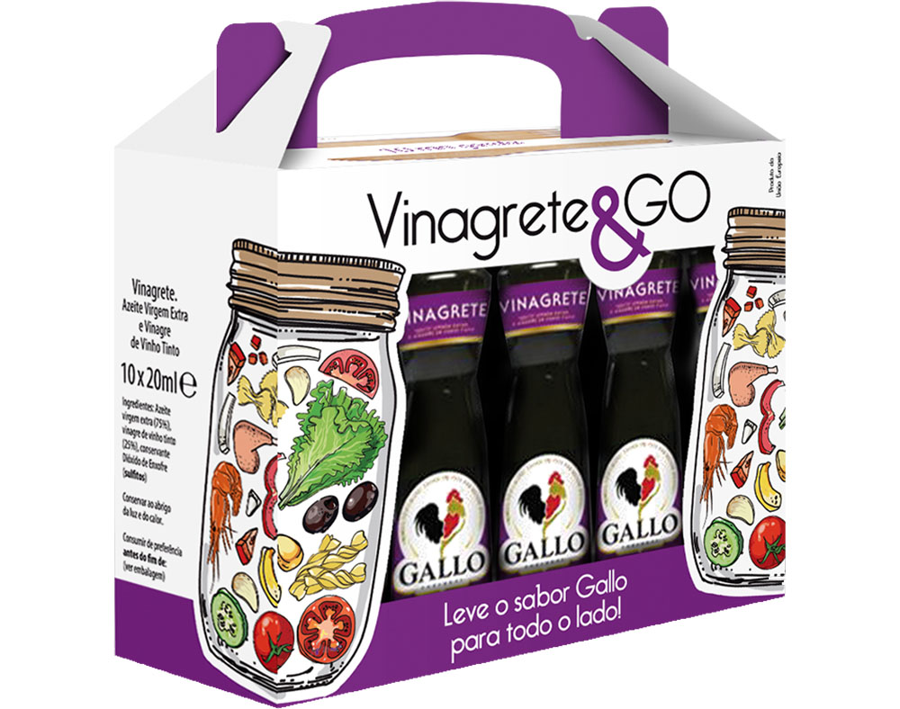 VINAGRETE GALLO & GO 10X20ML