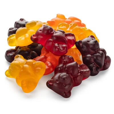 Multi-Fruchtsaftbären mit Ingweröl
