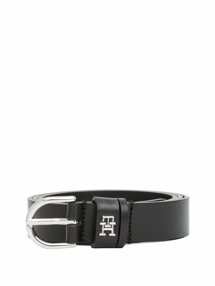 TOMMY HILFIGER<br>Cinto de couro sem esforço de 2,5 cm