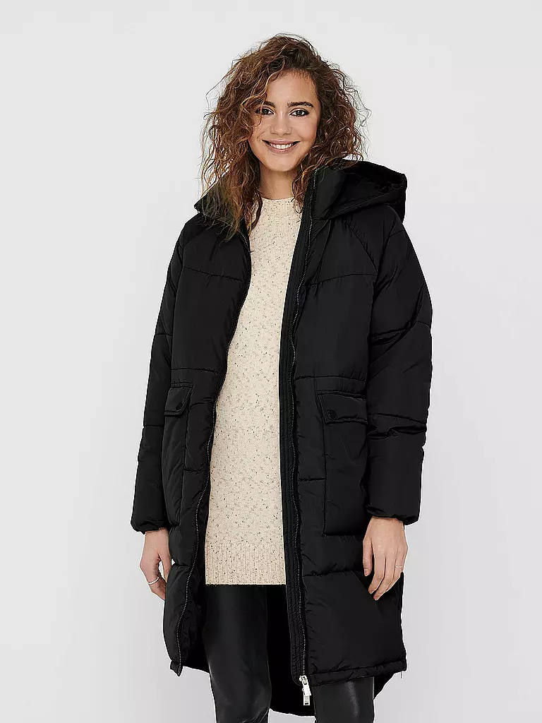 ONLY Steppmantel ONLGABI schwarz