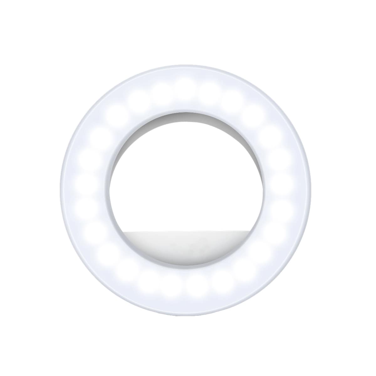 Picture Me selfie LED-lampe (hvit)
