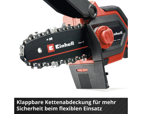 Einhell Power X-Change GE-PS18/15 Li accu takkenzaag/mini kettingzaag/houtzaag (accu en lader niet inbegrepen)