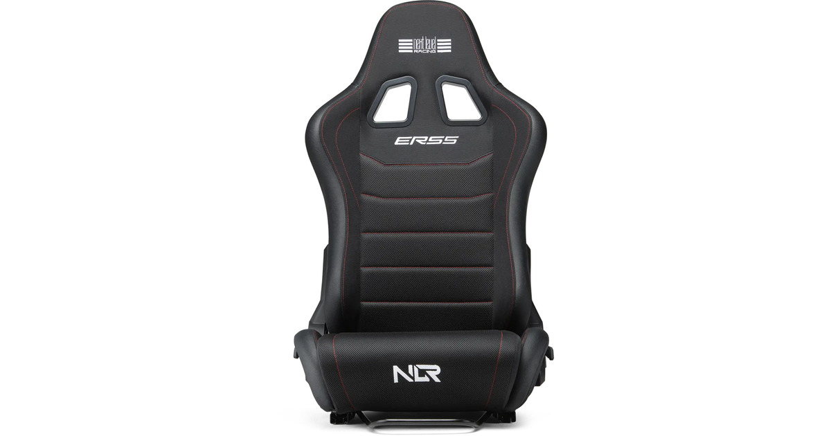 Next Level RacingERS5 Elite Reclining Seat - Fabric & Simaero mesh edition racestoel  (Zwart)