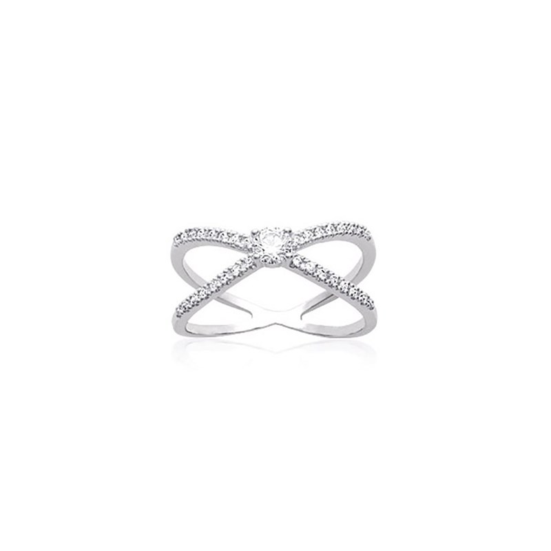 Bague Femme - Argent 925 - Oxyde de zirconium