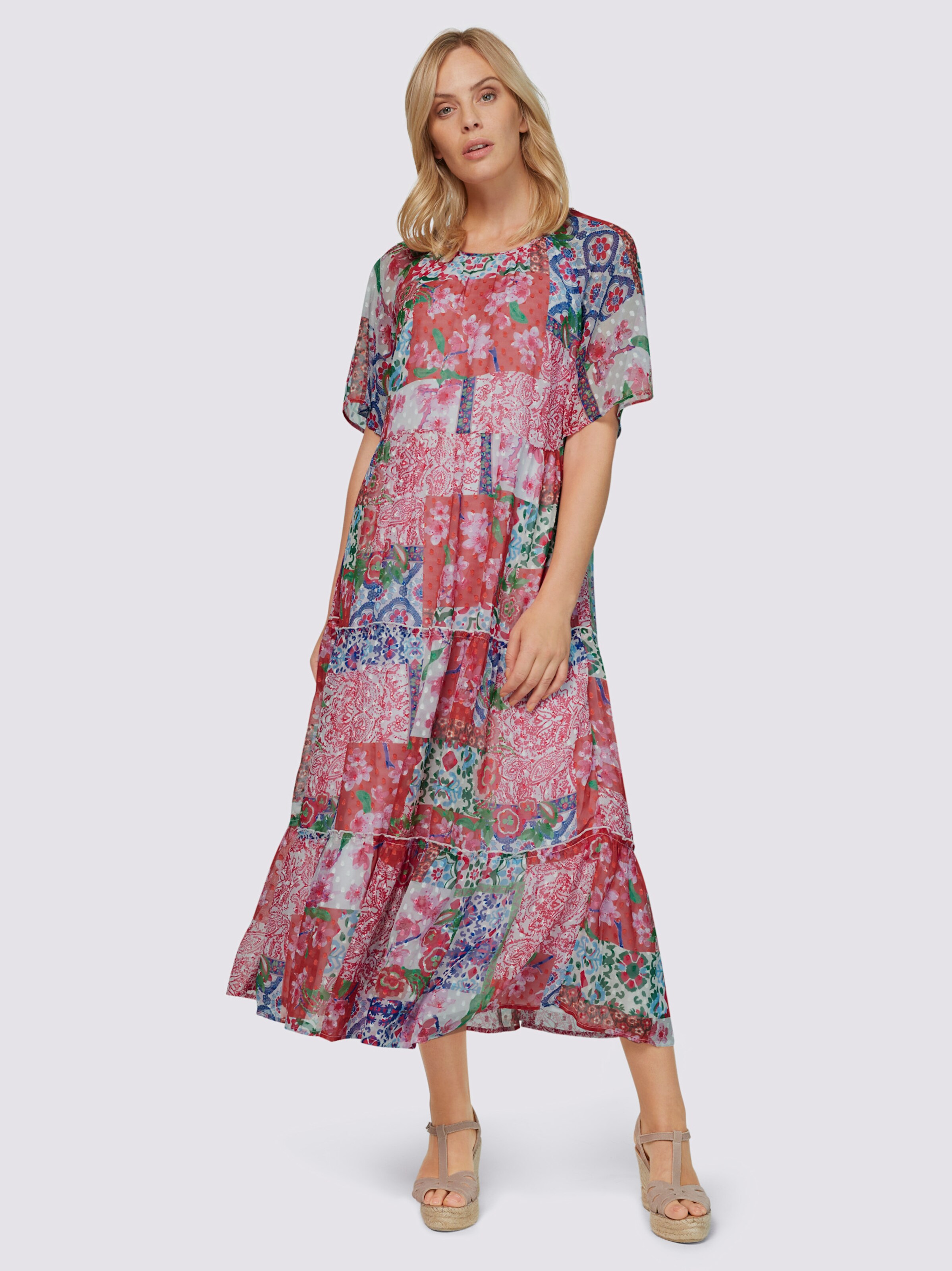 Druck-Kleid