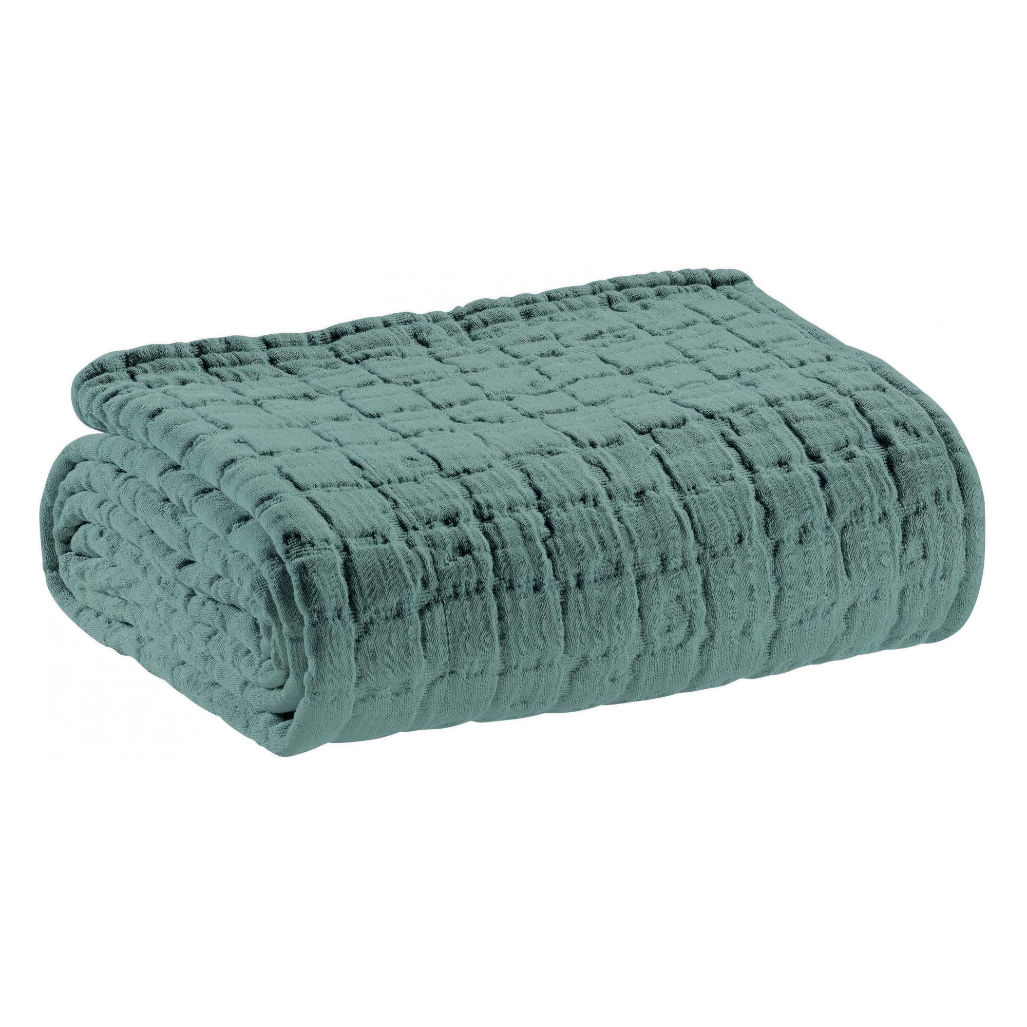 Plaid stonewashed swami lichen 130 x 200 cm