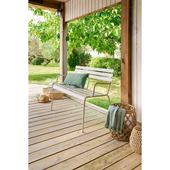 Banc de jardin GREENSBORO Argile
