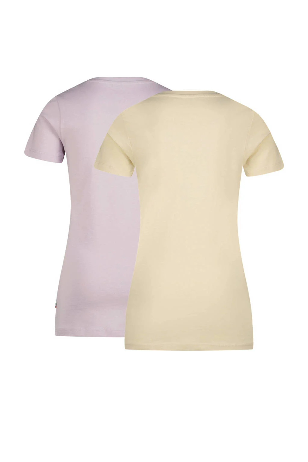 Vingino T-shirt - set van 2 lila/ecru