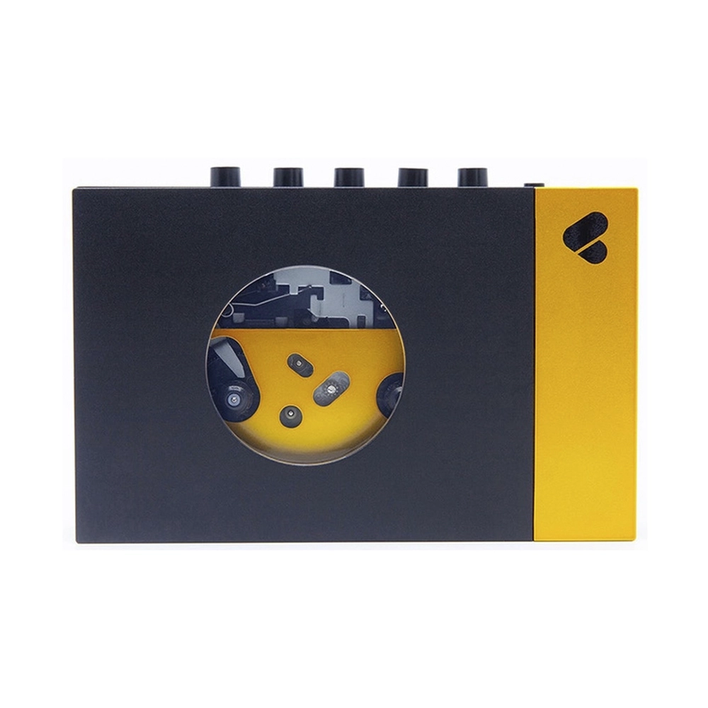 we are rewind Portable BT Amy Kassettenspieler Schwarz/Gelb