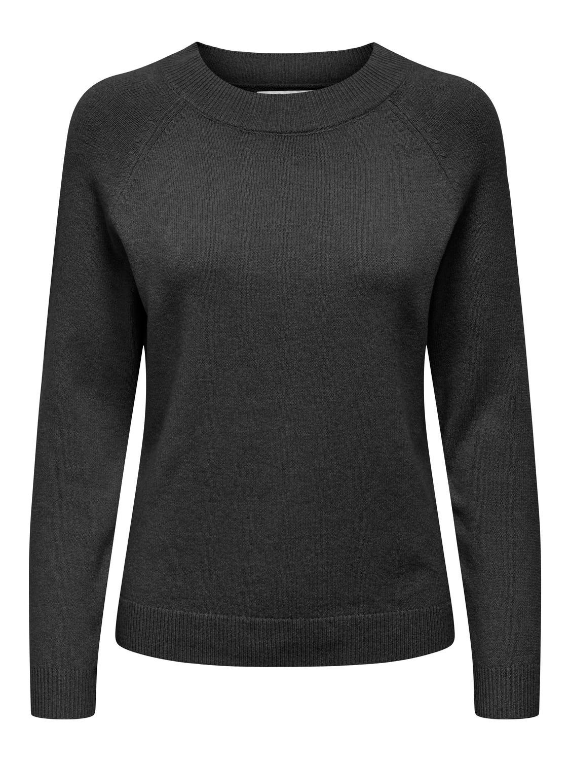 ONLRICA Strickpullover Dark Grey Melange