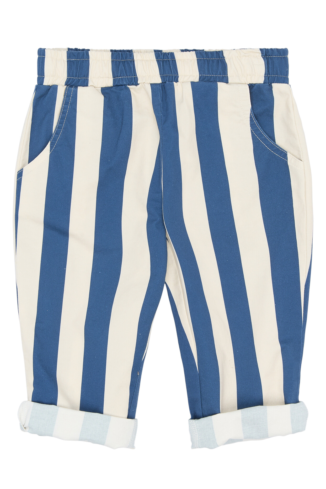 The New Siblings The New Siblings baggy jeans Silas true blue striped