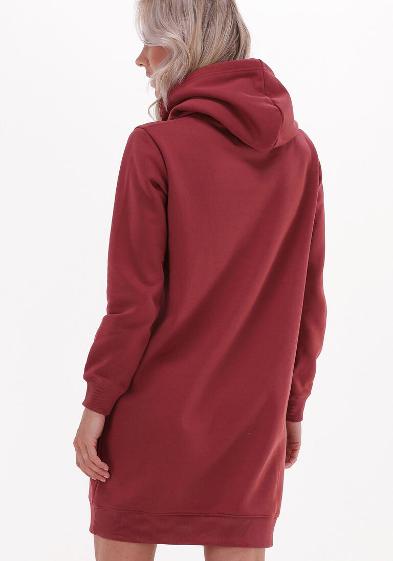 CALVIN KLEIN roest calvin klein mini jurk monogram hoodie dress