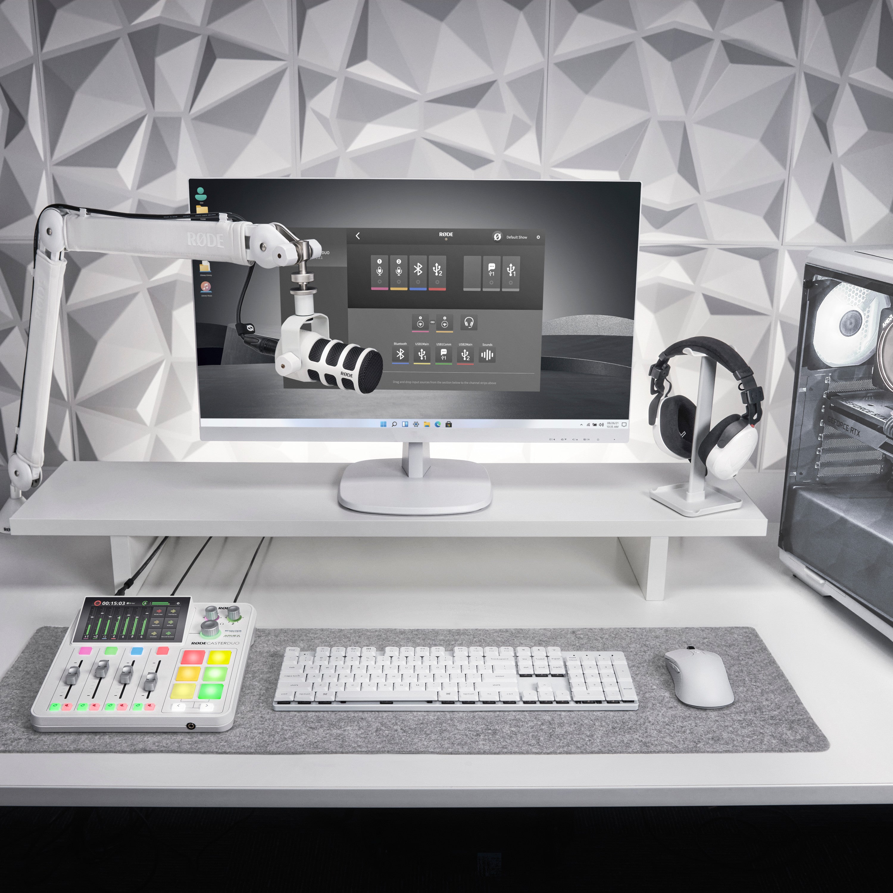 RØDE RODECaster Duo wit