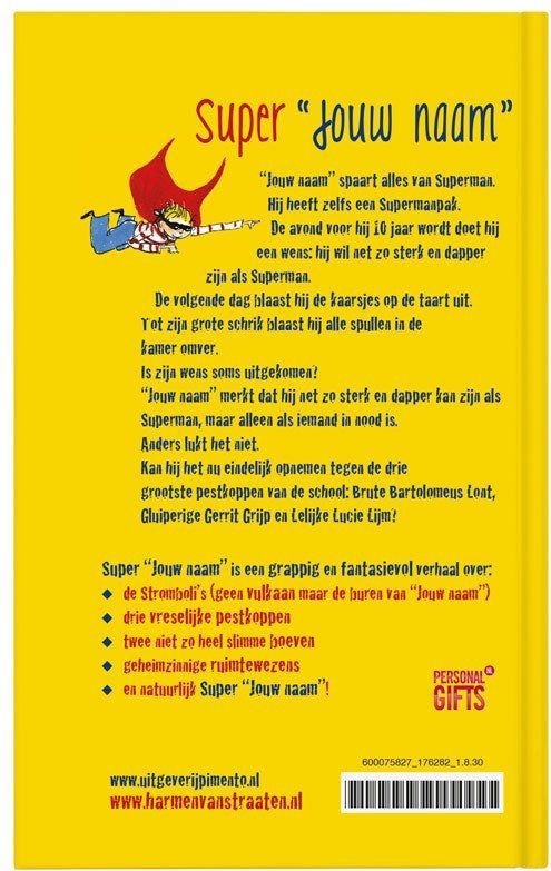 Boek met naam - Super Jan - Hardcover