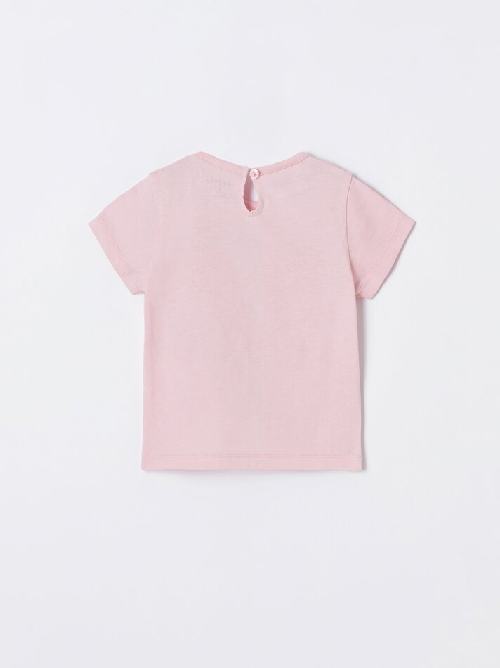 Conjunto de camiseta e shorts Snoopy Peanuts™ - Rosa Pastel