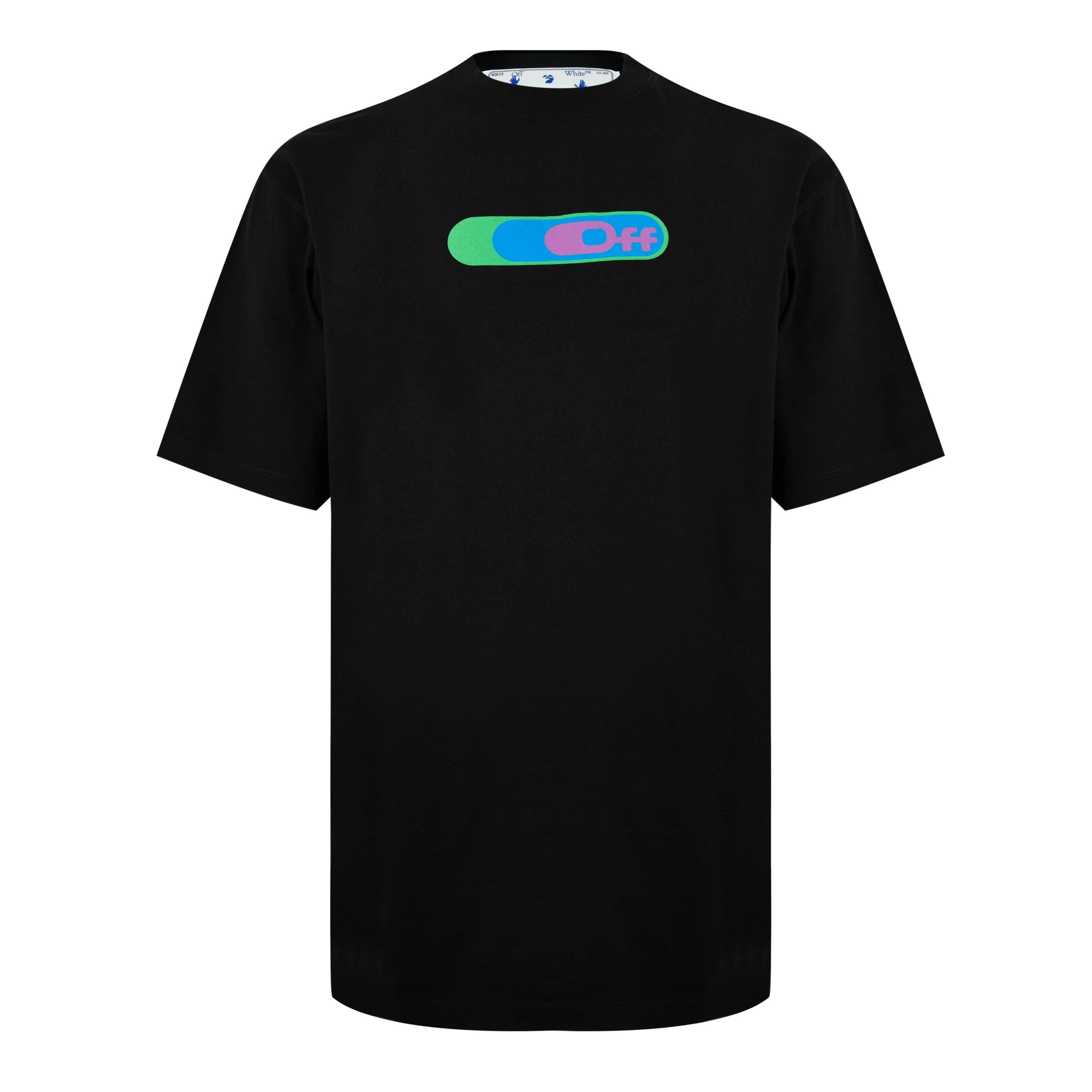 Off White Short Sleeve Longline T-Shirt
