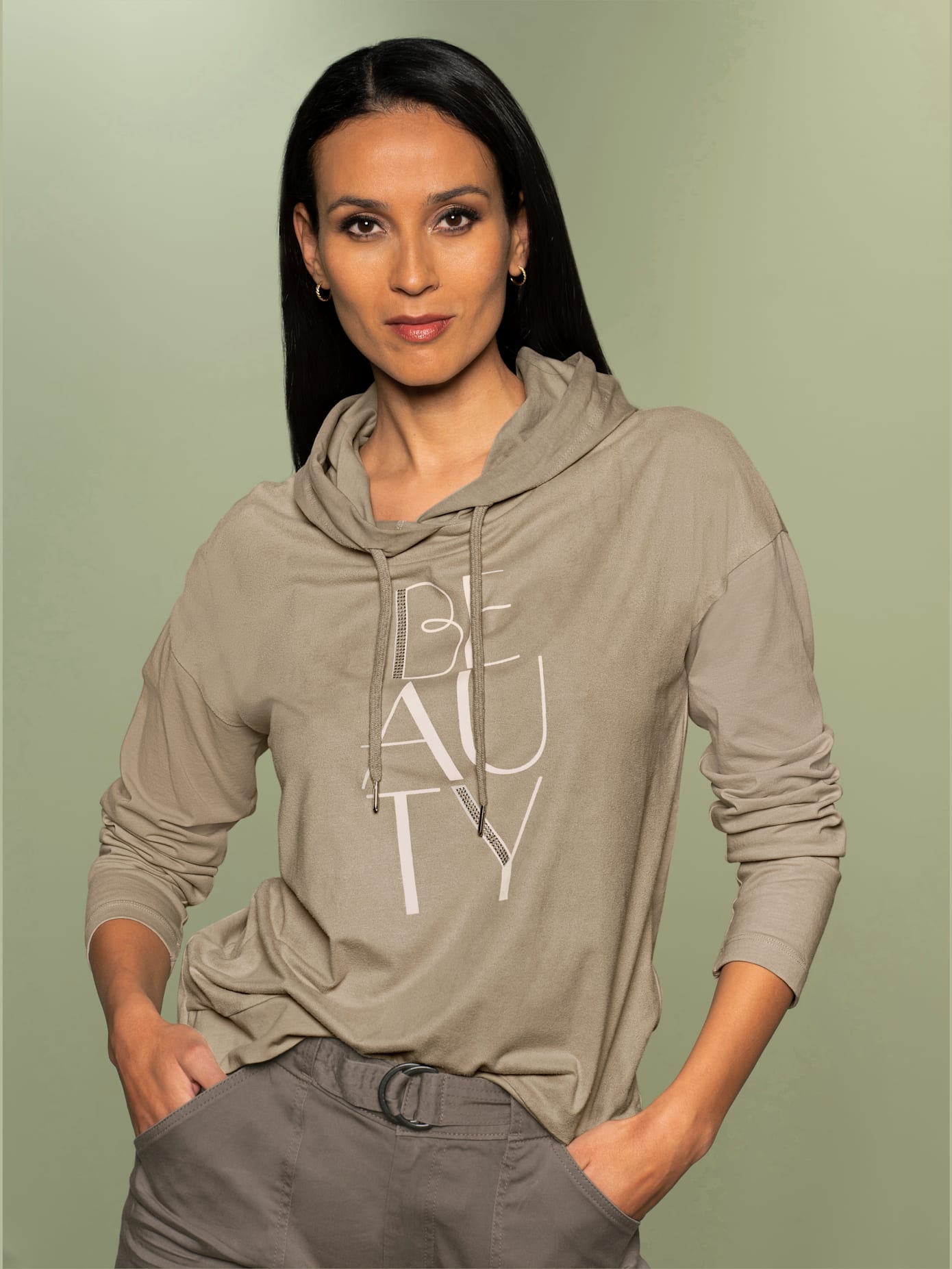 T-shirt à capuche à capuche