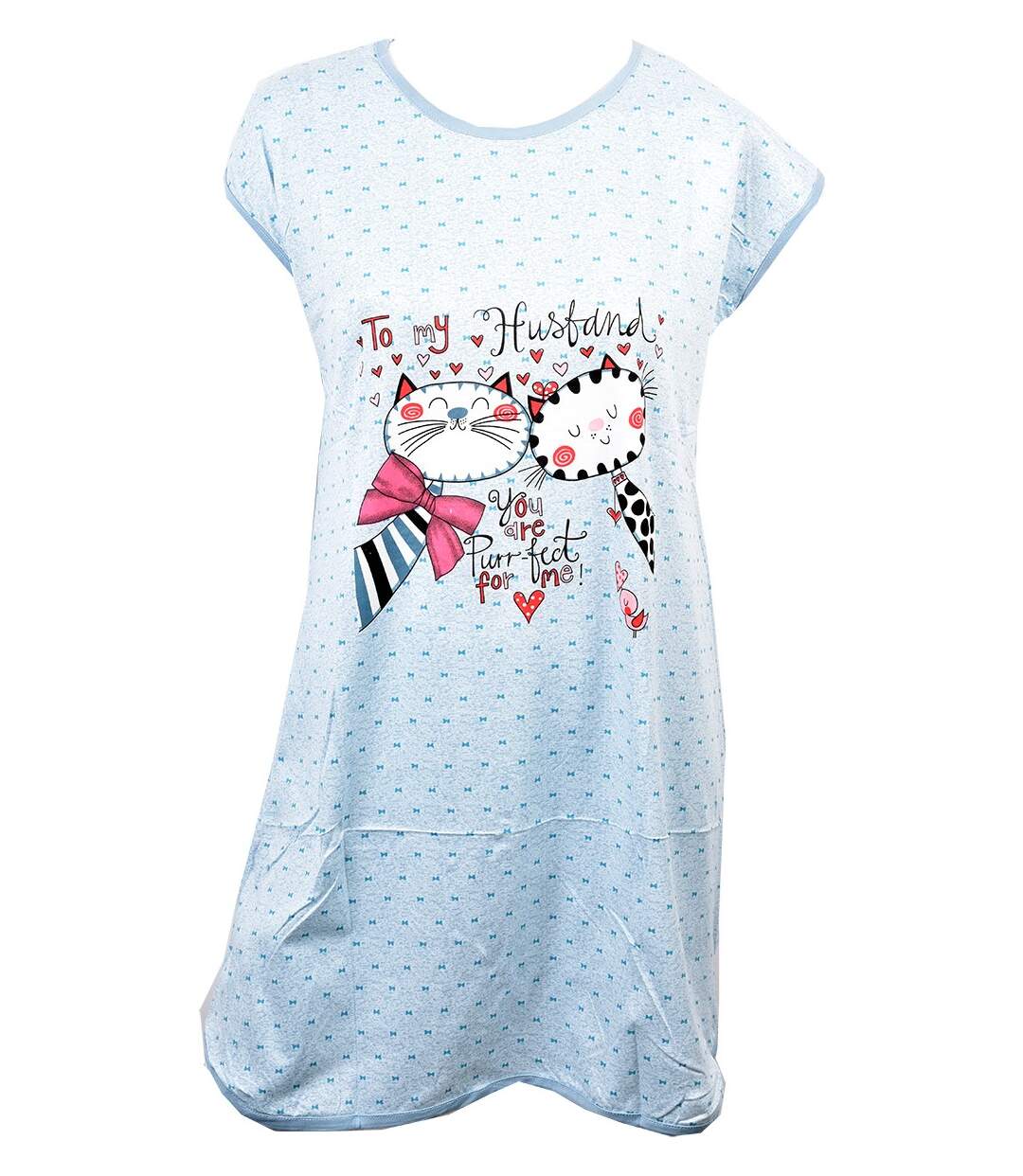 Chemise de nuit femme ECO LINE 2165 BLEU