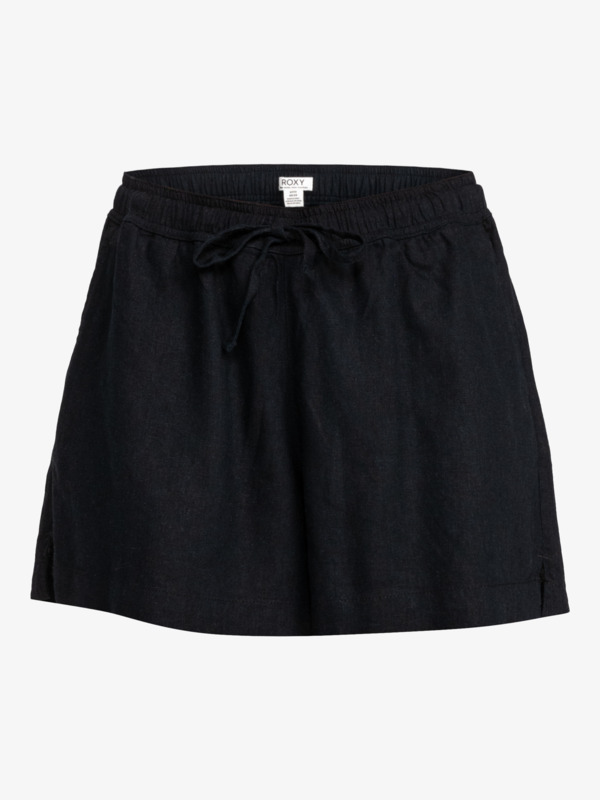 Lekeitio Break Short de plage taille élastique Noir Femme