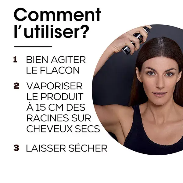 L'Oréal Professionnel Spray Retoque Capilar Preto 75ml
