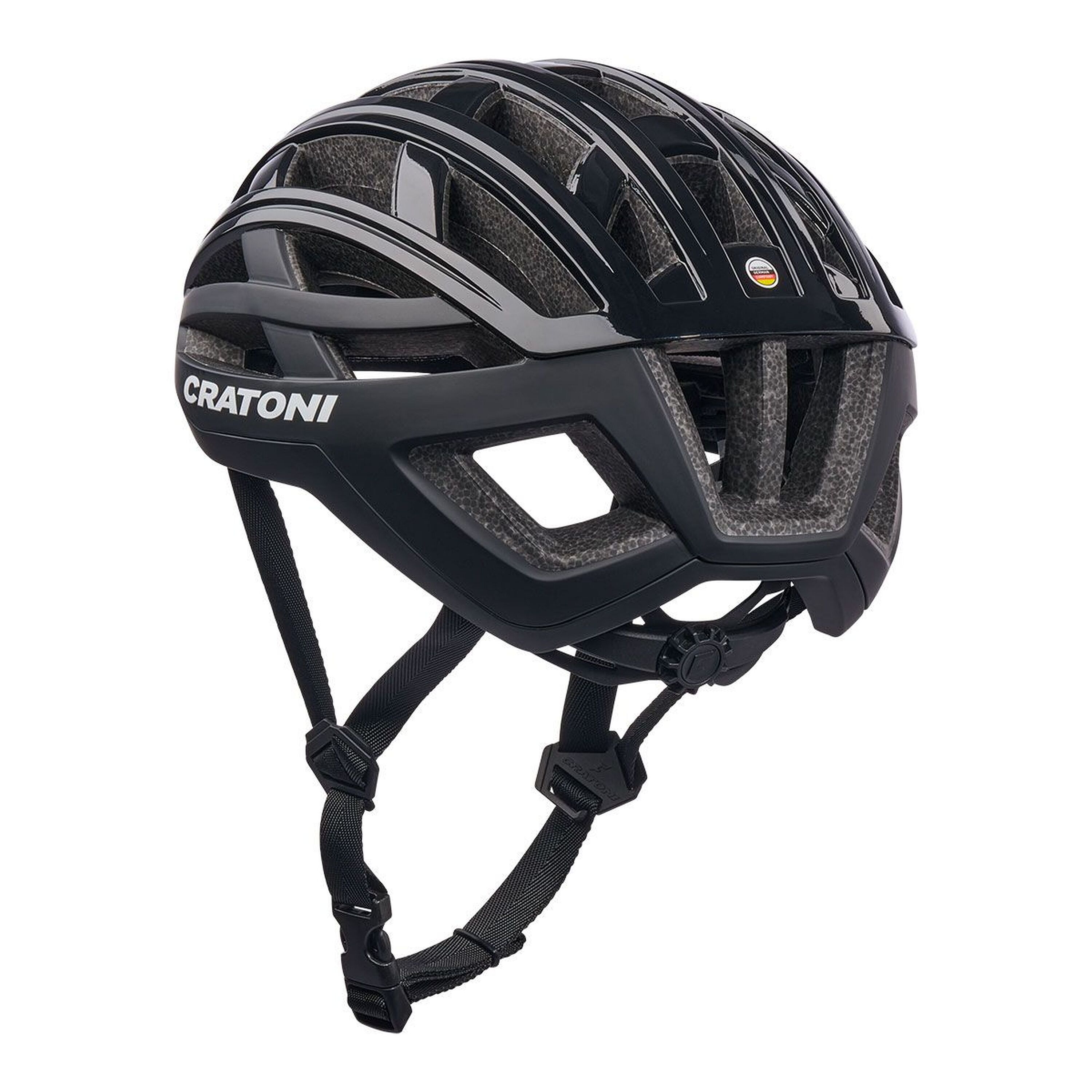 CRATONI Rennrad-/ Gravel Fahrradhelm C-AirLite, black glossy