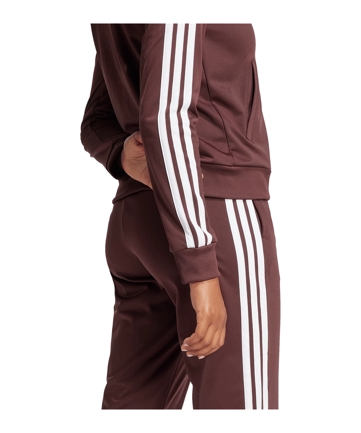 adidas Essentials 3S Trainingsanzug Damen Rot