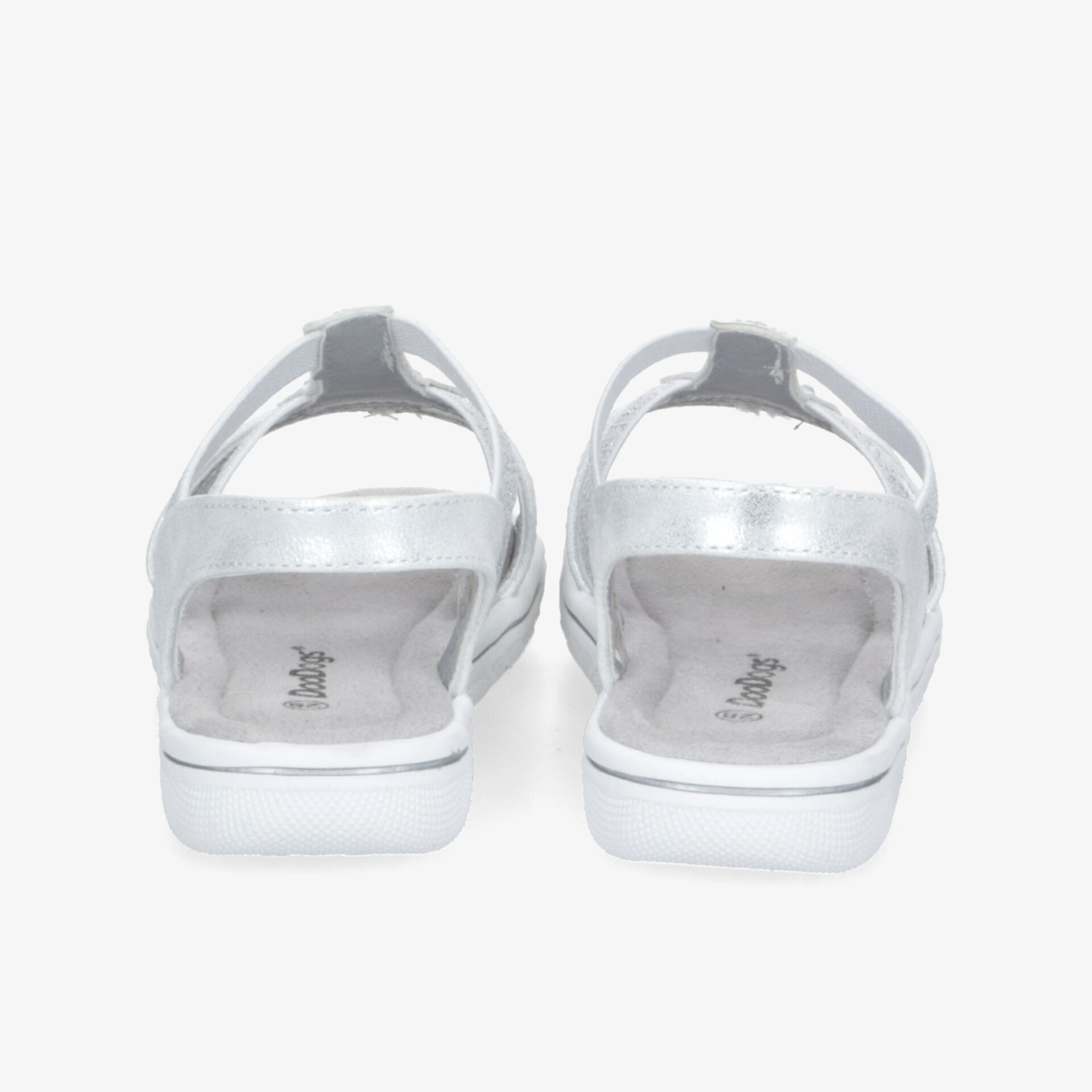 DooDogs Kinder Sandalen silber