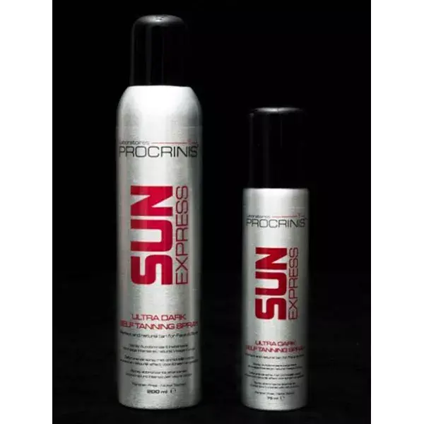 Spray autobronzeador instantâneo Procrinis SunExpress 200ml