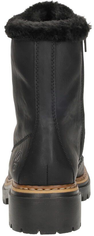 Rieker Veterschoenen Hoog zwart