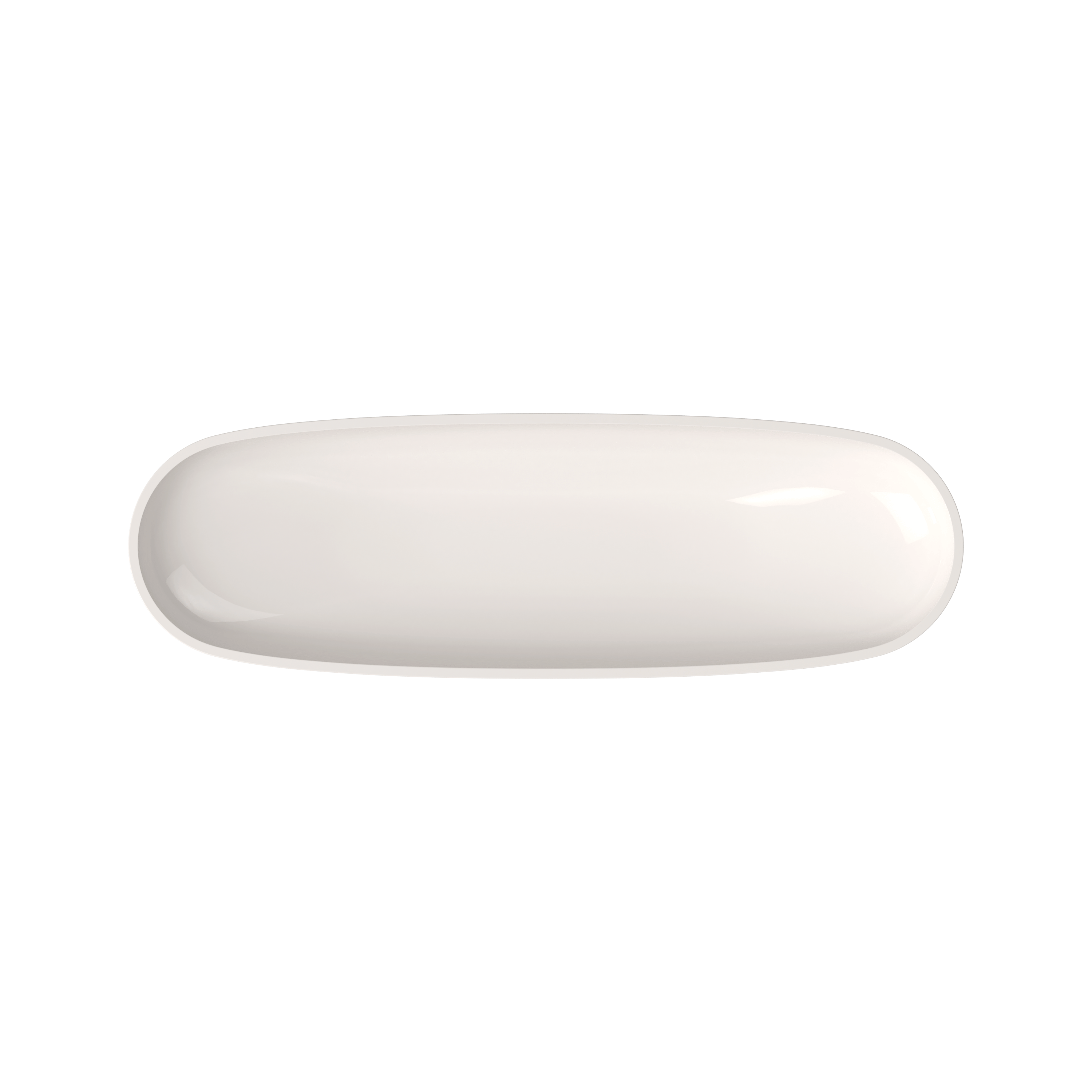 Artesano Decorative fruit bowl White, 33.9 oz, Premium Porcelain