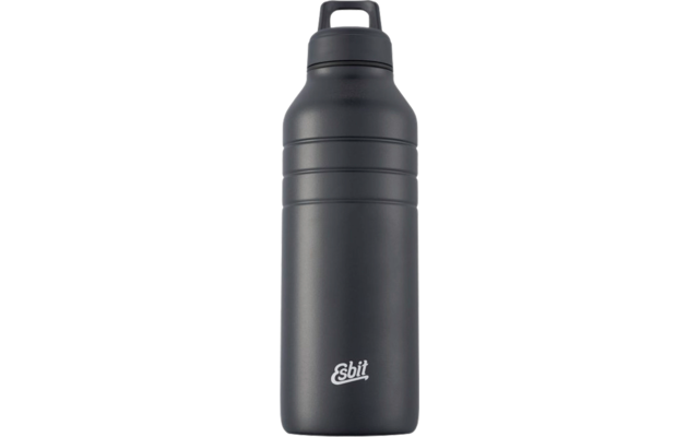 Esbit Majoris Edelstahl Trinkflasche schwarz
