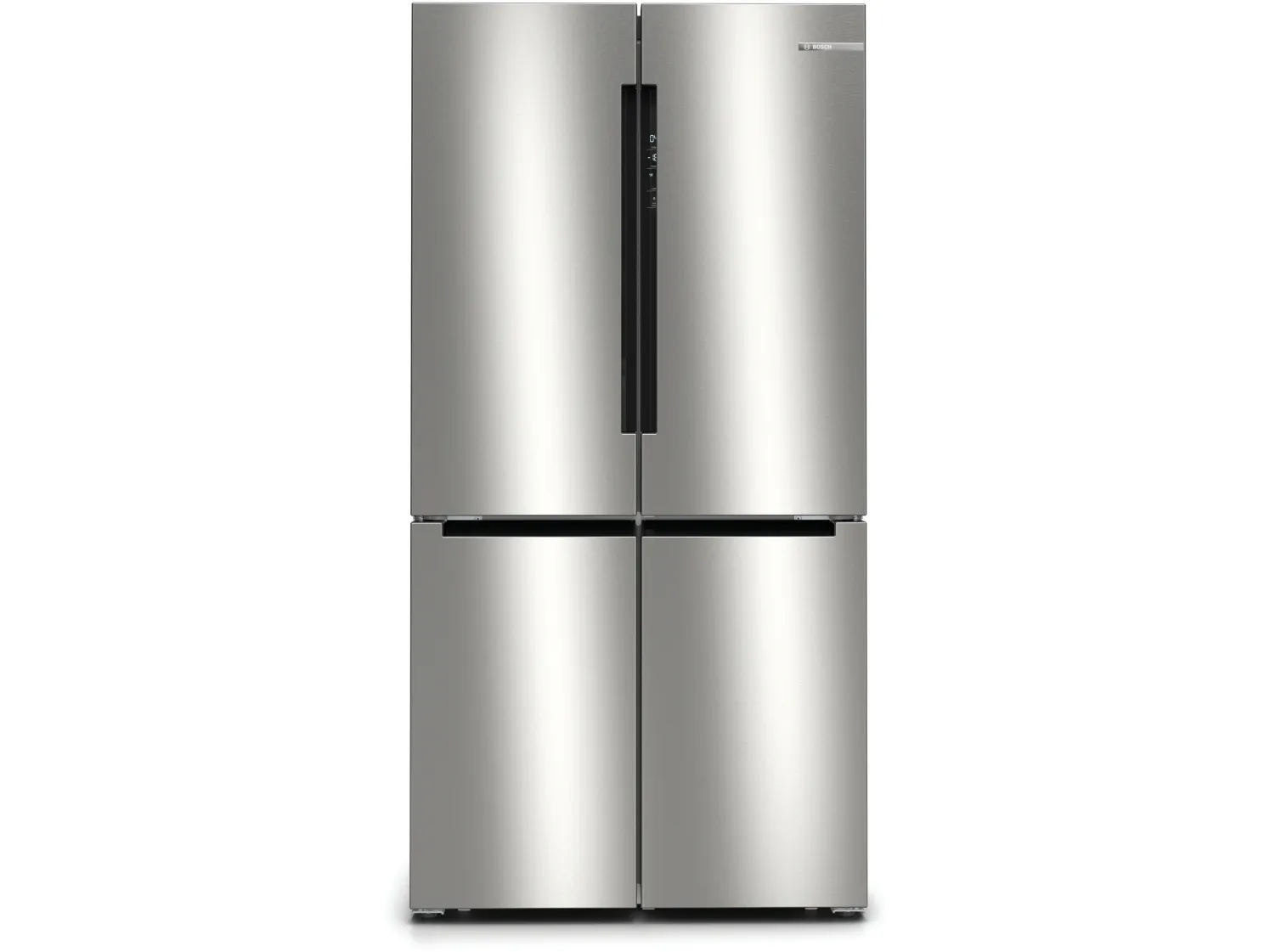 Bosch Serie | 6 KFN96APEA - Køleskab/fryser - bund-fryser - bredde: 91 cm - dybde: 73.1 cm - højde: 183 cm - 605 liter - Klasse E - metalsølv
