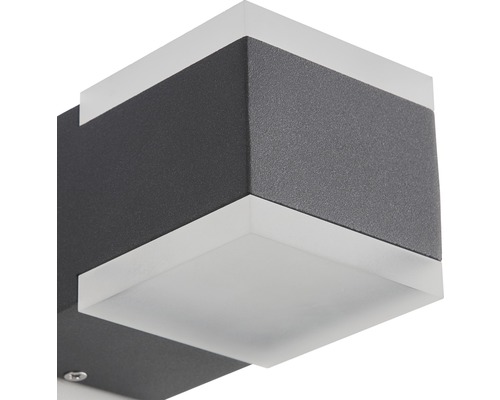 AEG LED buitenwandlamp 2x3W 222 lm 3000K antraciet/wit