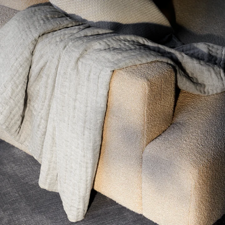 &Tradition - Collect SC81 Baumwoll-/Leinendecke, 140 x 210 cm, moss