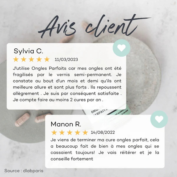 D-lab Complexe Ongles Parfaits | Nourrit & renforce 56 gélules - 2 mois