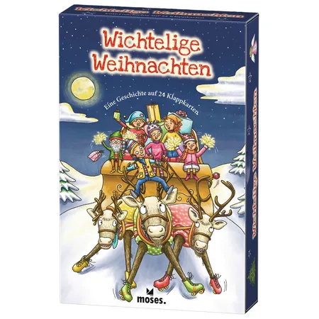 moses. Wichtelige Weihnachten - Eine Weihnachtsgeschichte auf 24 Karten