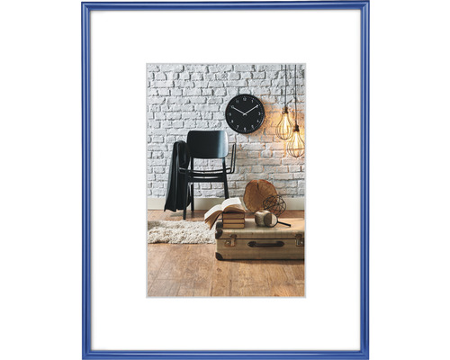 Fotolijst kunststof Sevilla blauw 10x15 cm