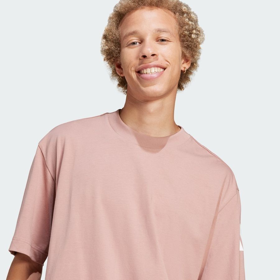 Adidas Essentials Loose Fit 3 Bar Logo Tee