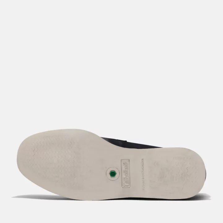Chaussure bateau classique pour homme en bleu marine