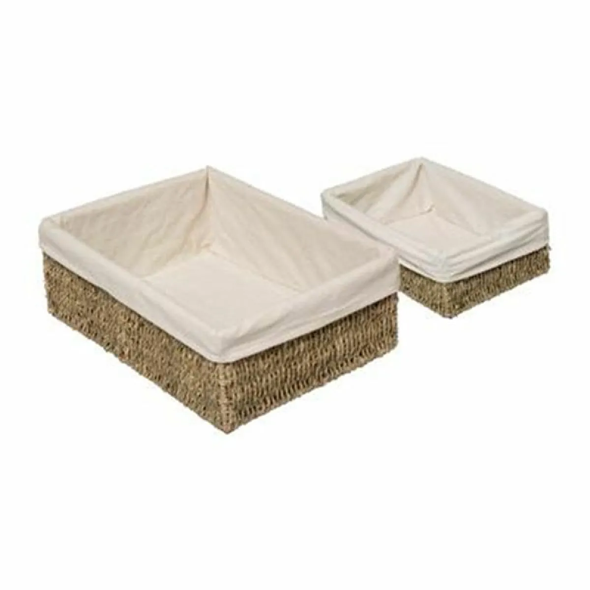 Lot 2 Paniers Roseau Seagrass 32cm