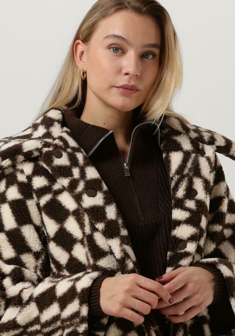 ENVII grijze envii jack enfair jacket aop 6769