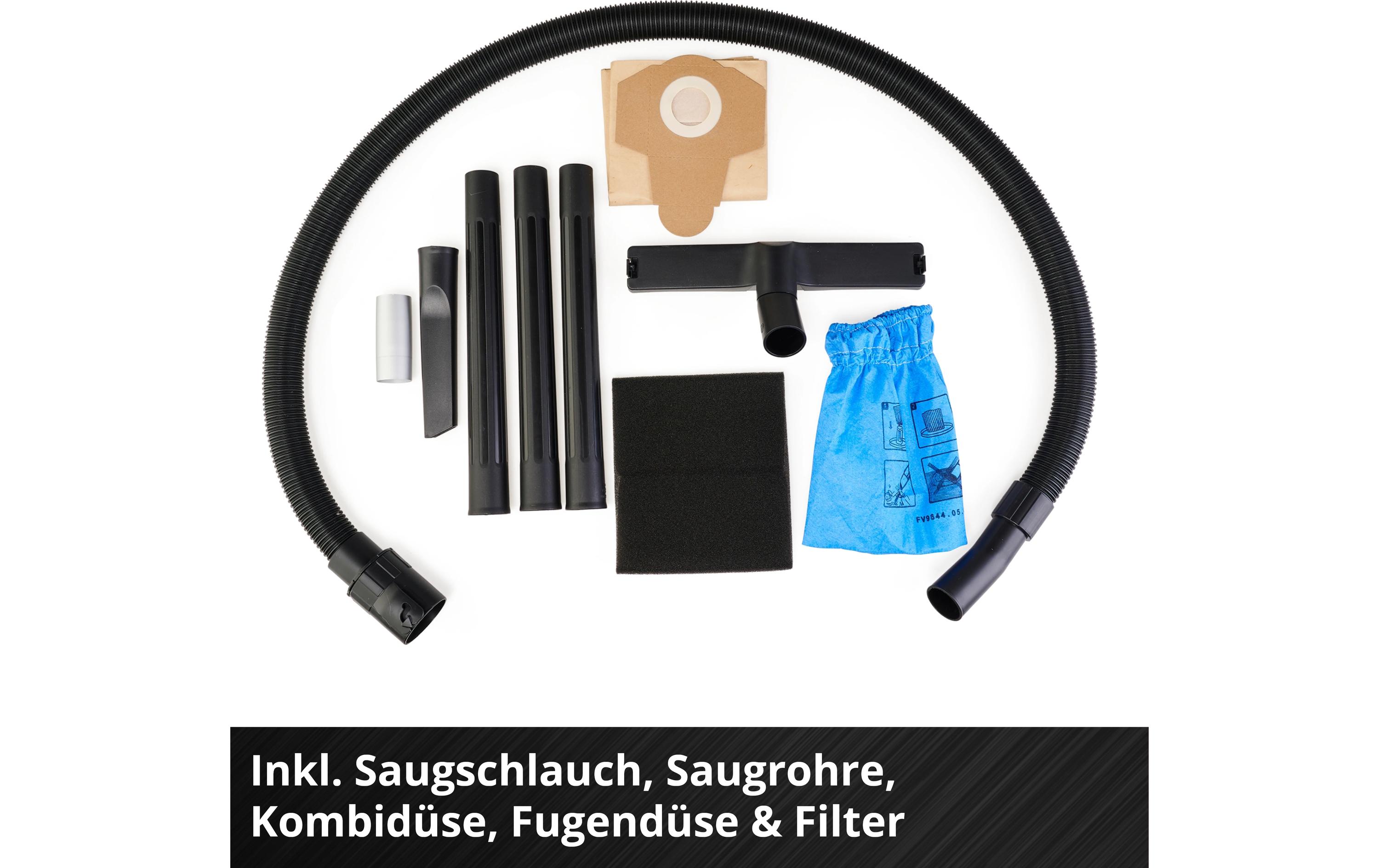 Akku-Nass-/Trockensauger TC-VC 18/15 Li-SoloAkkubetriebener Nass-/Trockensauger mit 15-Liter-Kunststoffbehälter