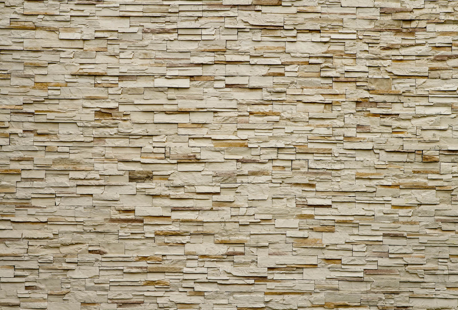 Fototapete DESIGNWALLS 2.0 - beige/creme - Steinwand - 2,6 Meter