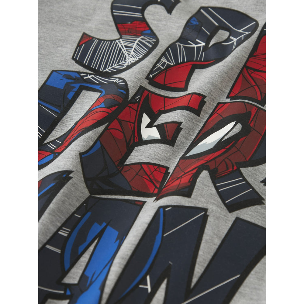 Køb Name It Grey Melange Nmmfloyd Spider Nreg Sweat Bru Mar