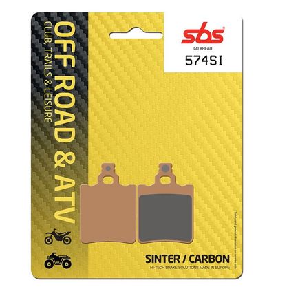 Plaquettes de freins SBS 574SI Sinter Métal Fritté arrière