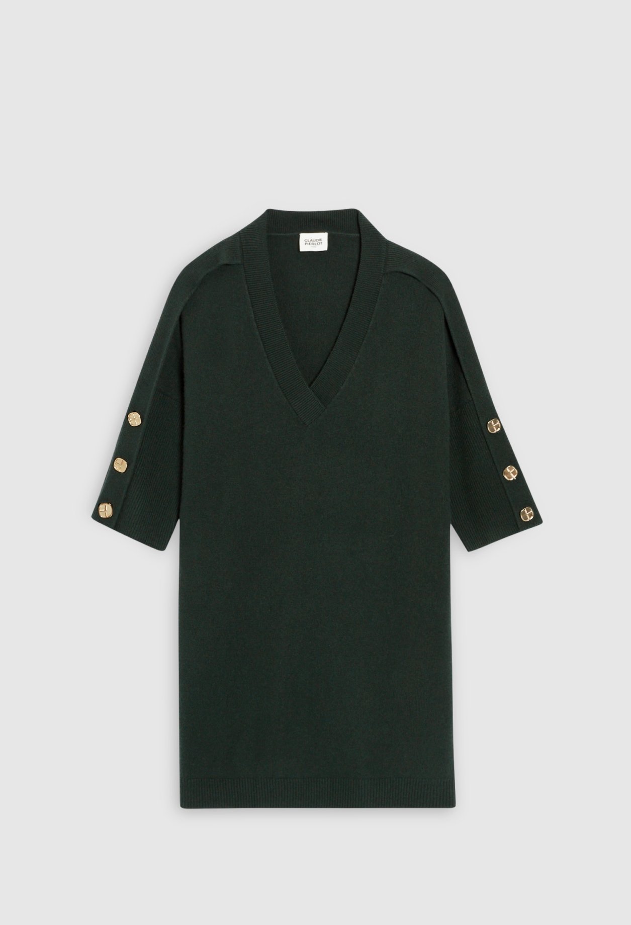 Robe pull col V